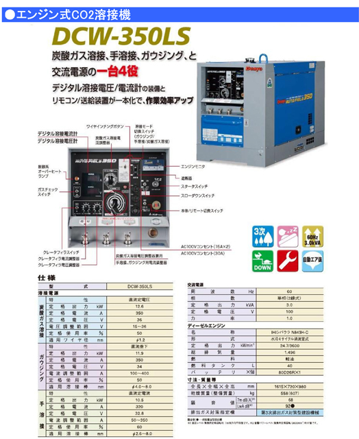 エンジン式CO2溶接機の紹介